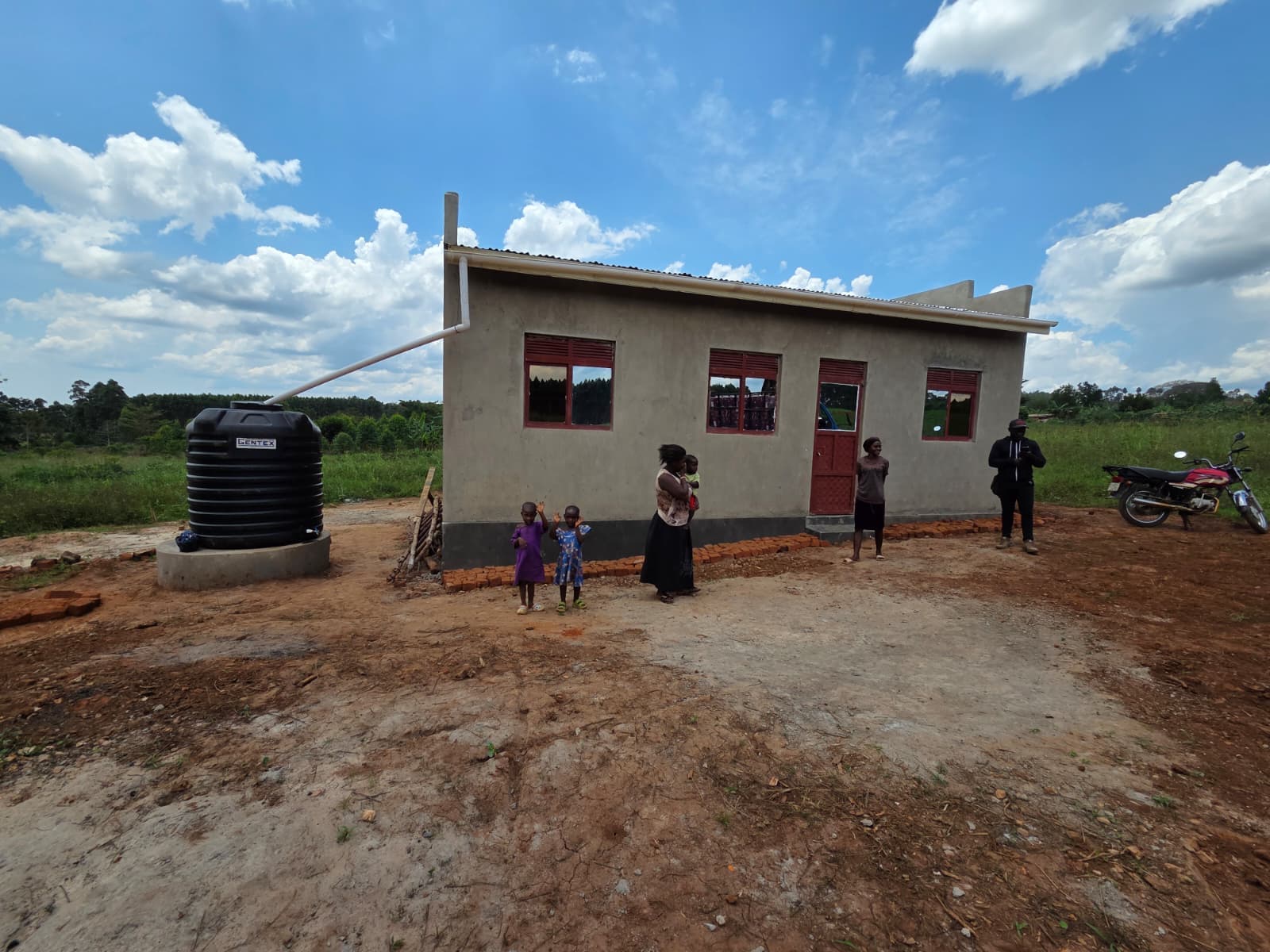 A newly built Africa Family Rescue home in Uganda.